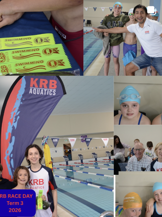 KRB Swimming Instagram post