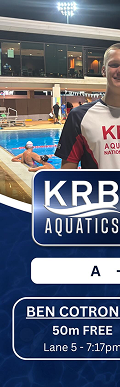 KRB Swimming Instagram post